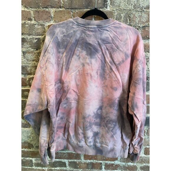 ZARA “equalization” Purple/Pink Tie Dye Pullover Lounge Sweatshirt Women’s Size - Picture 5 of 7